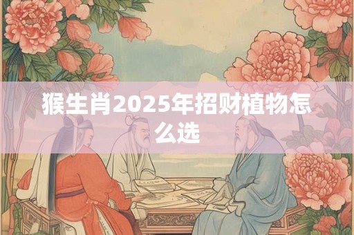 猴生肖2025年招财植物怎么选