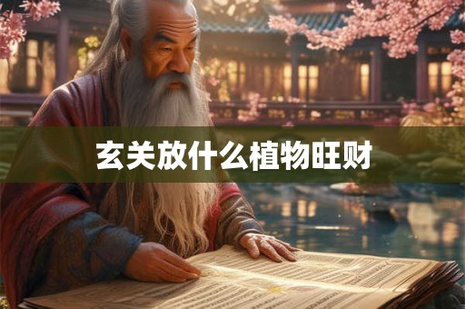 玄关放什么植物旺财