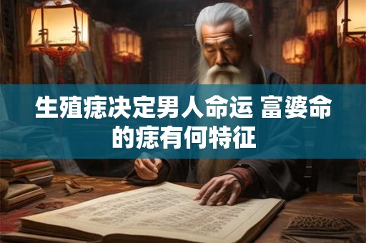 生殖痣决定男人命运 富婆命的痣有何特征