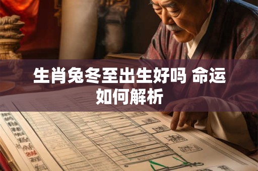 生肖兔冬至出生好吗 命运如何解析