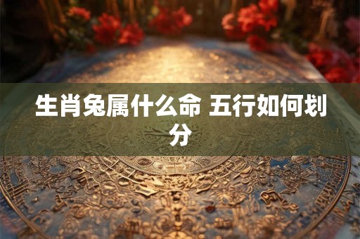 生肖兔属什么命 五行如何划分