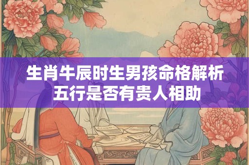生肖牛遇上寅时，男孩的命运会如何发展