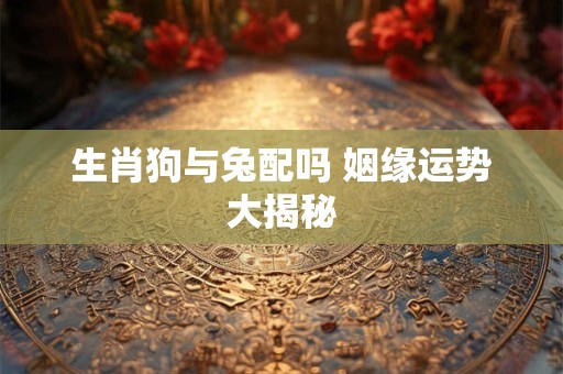 生肖狗与兔配吗 姻缘运势大揭秘