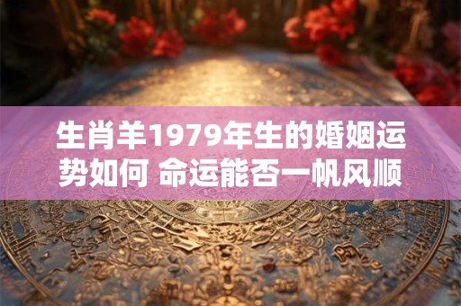 生肖羊1979年生的婚姻运势如何 命运能否一帆风顺