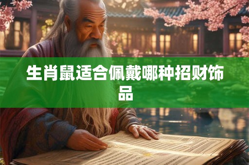 生肖鼠适合佩戴哪种招财饰品