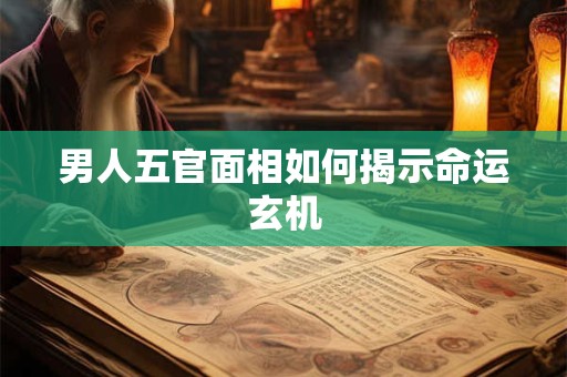 男人五官面相如何揭示命运玄机