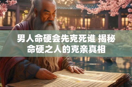男人命硬会先克死谁 揭秘命硬之人的克亲真相