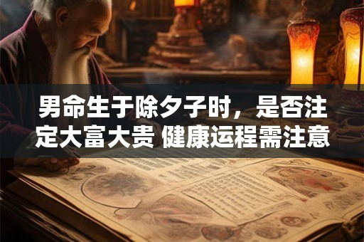 男命生于除夕子时，是否注定大富大贵 健康运程需注意什么