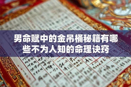 男命赋中的金吊桶秘籍有哪些不为人知的命理诀窍