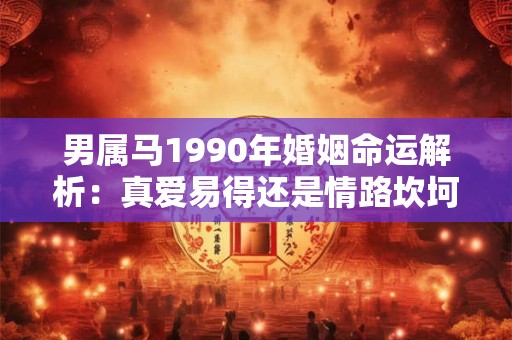 男属马1990年婚姻命运解析：真爱易得还是情路坎坷