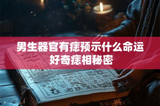 男生器官有痣预示什么命运 好奇痣相秘密