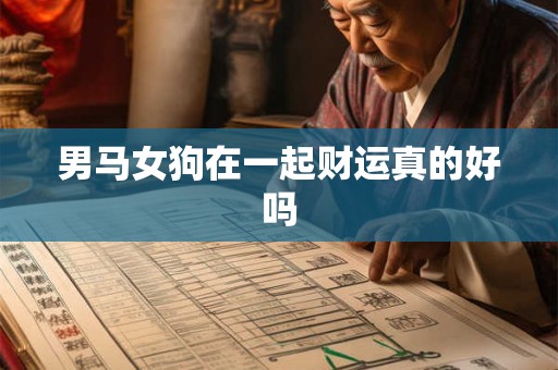 男马女羊婚配旺夫旺财的说法有科学依据吗