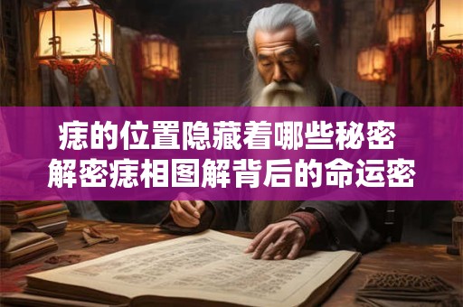 痣的位置隐藏着哪些秘密 解密痣相图解背后的命运密码