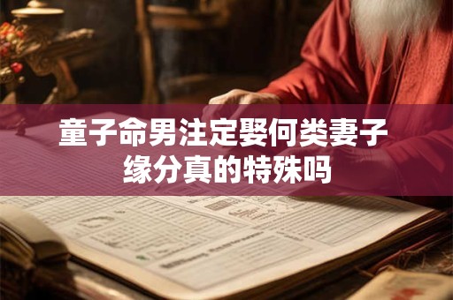 童子命男注定娶何类妻子 缘分真的特殊吗