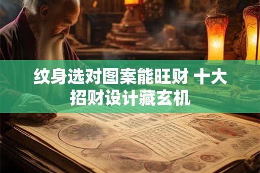 纹什么纹身招财好运