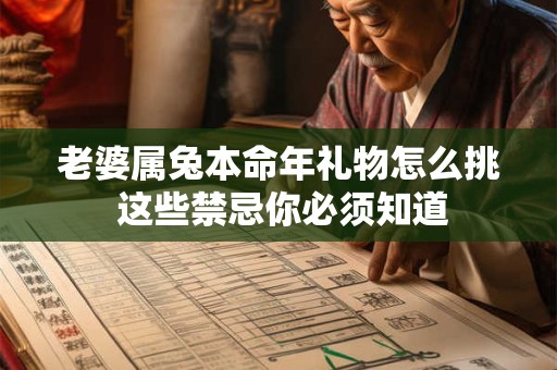 老婆属兔本命年礼物怎么挑 这些禁忌你必须知道