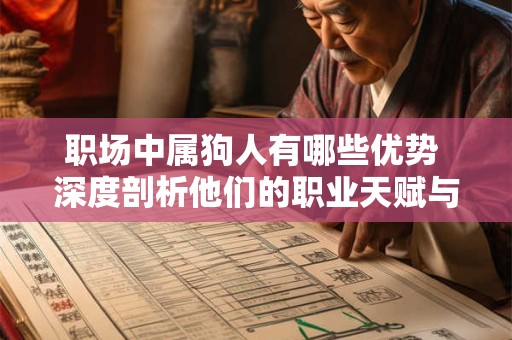 职场中属狗人有哪些优势 深度剖析他们的职业天赋与发展潜力