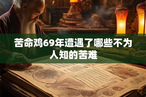 苦命鸡69年经历多少磨难 盘点坎坷生涯泪与汗