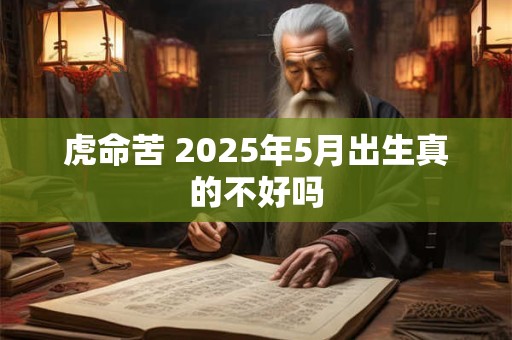 虎命苦 2025年5月出生真的不好吗
