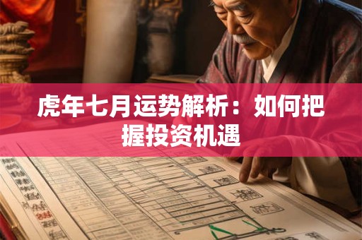 虎年七月运势解析：如何把握投资机遇