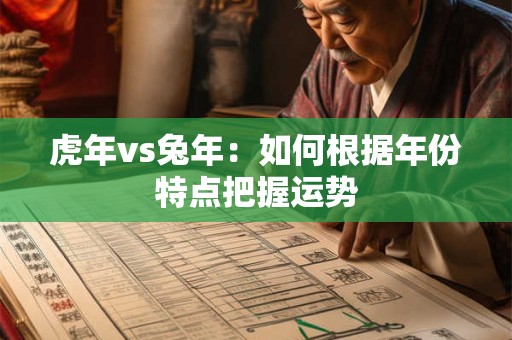 虎年vs兔年：如何根据年份特点把握运势