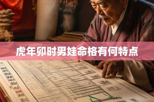 虎年卯时男娃命格有何特点
