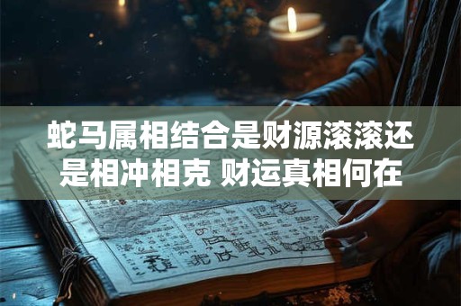 蛇马属相结合是财源滚滚还是相冲相克 财运真相何在