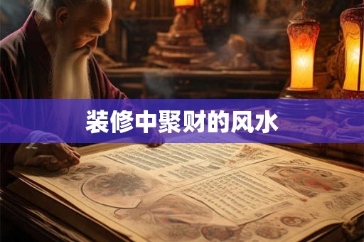 装修中聚财的风水
