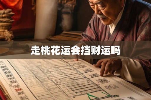 走桃花运会挡财运吗