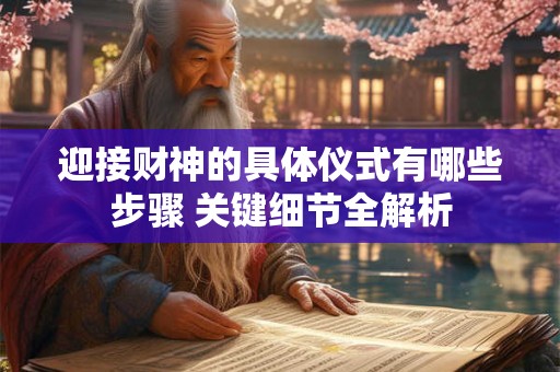 迎接财神的具体仪式有哪些步骤 关键细节全解析