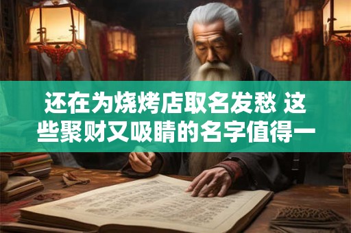 还在为烧烤店取名发愁 这些聚财又吸睛的名字值得一试