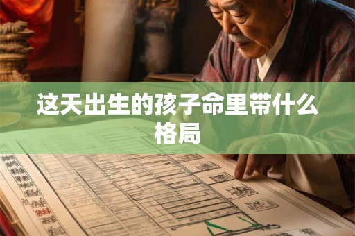 这天出生的宝宝命格是富贵命还是普通命 五行缺什么