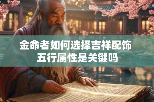 金命者如何选择吉祥配饰 五行属性是关键吗
