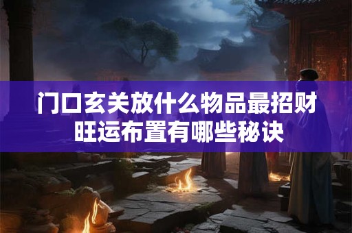 门口玄关放什么物品最招财 旺运布置有哪些秘诀