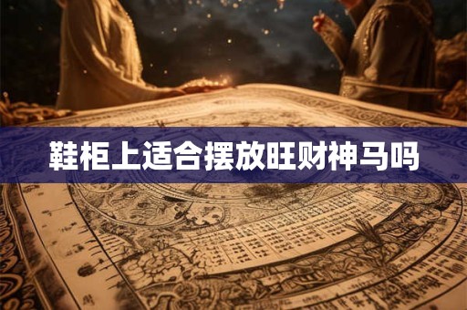 鞋柜上适合摆放旺财神马吗