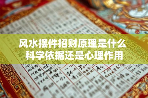 风水摆件招财原理是什么 科学依据还是心理作用