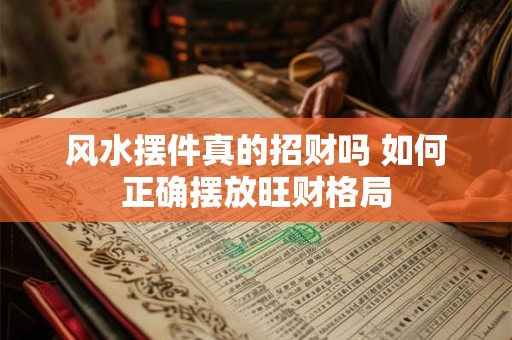 风水摆件真的招财吗 如何正确摆放旺财格局