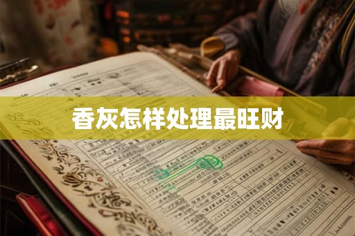 香灰怎样处理最旺财