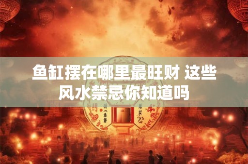 详细阅读:鱼缸招财风水揭秘:客厅哪个位置最适合摆放 鱼缸招财风水揭秘:客厅哪个位置最适合摆放