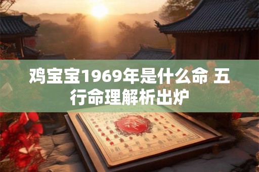 鸡宝宝1969年是什么命 五行命理解析出炉