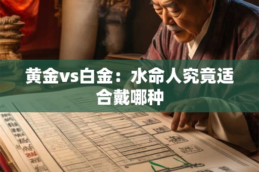 黄金vs白金：水命人究竟适合戴哪种