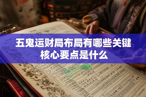 五鬼运财局布局有哪些关键 核心要点是什么