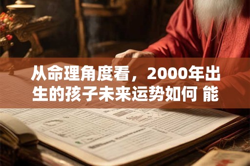 从命理角度看，2000年出生的孩子未来运势如何 能否一帆风顺