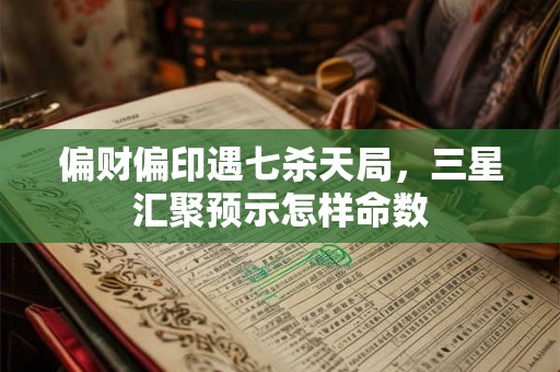 偏财偏印遇七杀天局，三星汇聚预示怎样命数