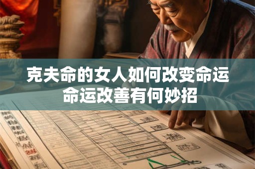克夫命的女人如何改变命运 命运改善有何妙招