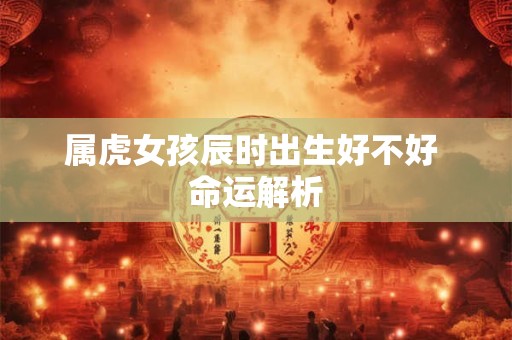 属虎女孩辰时出生好不好 命运解析