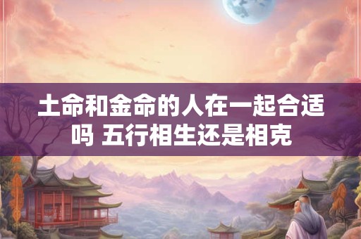 土命和金命的人在一起合适吗 五行相生还是相克