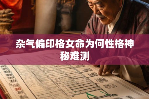 杂气偏印格女命为何性格神秘难测