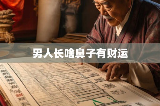 男人长啥鼻子有财运