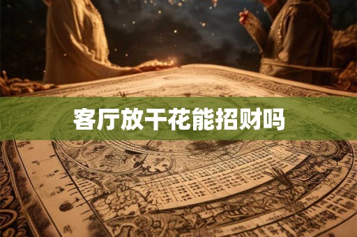 客厅放干花能招财吗